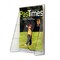 Deflect-O Stand Tall Plastic Pocket Magazine Display Rack Clear